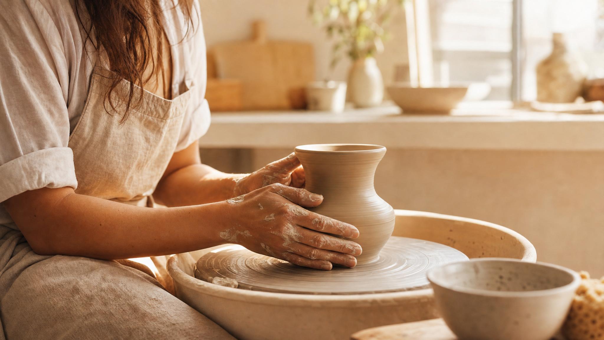 Raw materials shaped into something beautiful