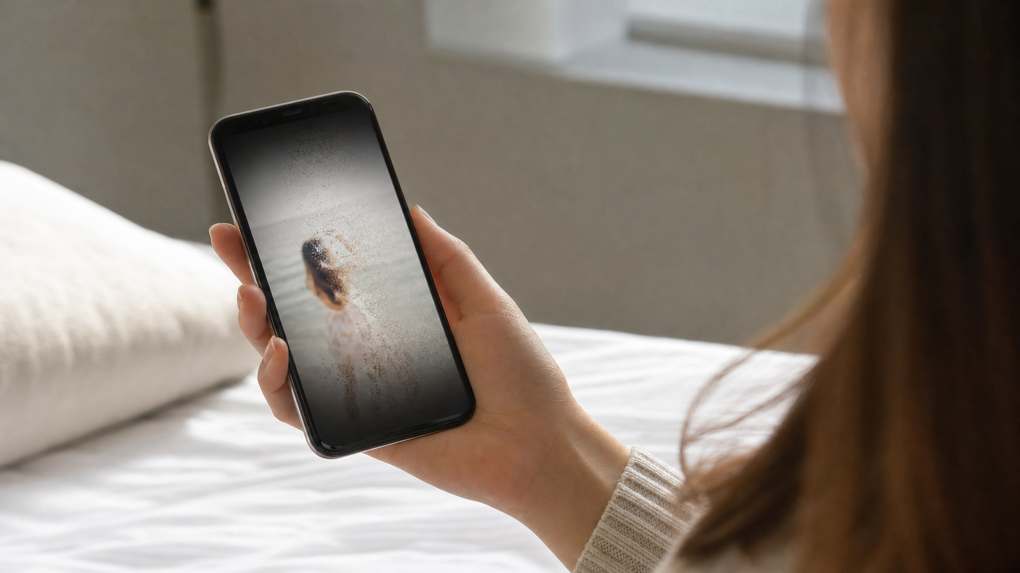 A hand sending a disappearing photo on a smartphone — Instagram Instants reviewed