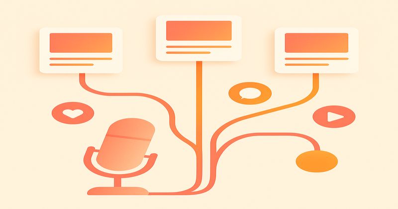 How to repurpose one podcast episode into 10 social media posts